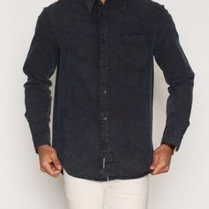 Cheap Monday Rude Denim Shirt Kauluspaita Black