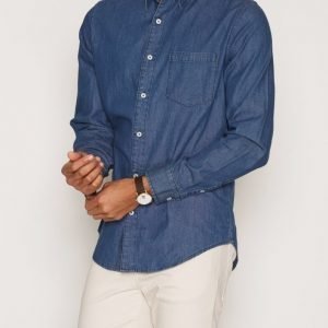 Cheap Monday Rude Denim Shirt Kauluspaita Blue