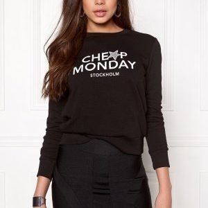 Cheap Monday Win Sweat Star Logo Black