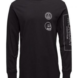 Cheap Monday Yard Ls Tee Skull Sender pitkähihainen t-paita