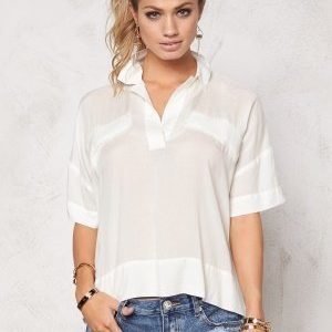 Chiara Forthi Canton Blouse Milkshake