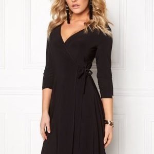 Chiara Forthi Chiara Wrap Dress Black