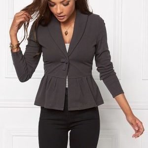 Chiara Forthi Cozy Bow Cardi Anthracite