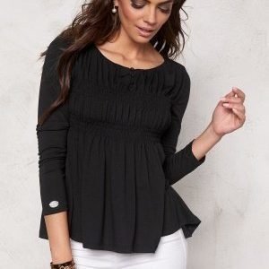 Chiara Forthi Elaine Smock Top Black