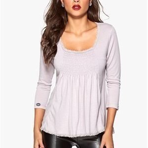 Chiara Forthi Fanny Smock Top Dusty grey