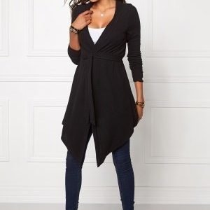 Chiara Forthi Highlow Cardi Black