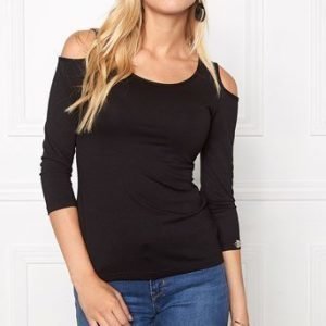 Chiara Forthi Paita Amy Cold Shoulder Top Musta