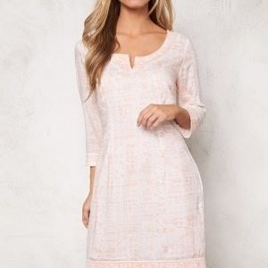 Chiara Forthi Riccia Modal Tunic Light Pink/Offwhite