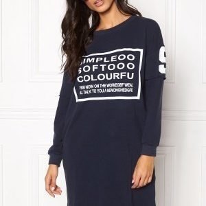 Chiara Forthi Sweatshirt Dress Midnight blue