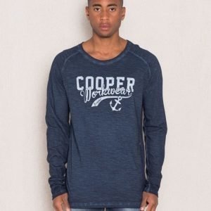 Clay Cooper Mace Long Sleeve Tee Blue