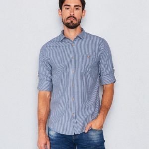 Clay Cooper Oscar Striped Shirt Blue