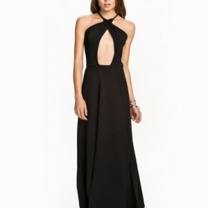 Club L Cross Over Neck Maxi Dress