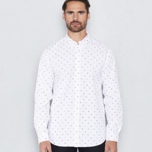 Clubs and Spades Erik Shirt White Printed