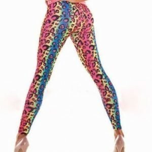 Colorful Leopard Leggings thights