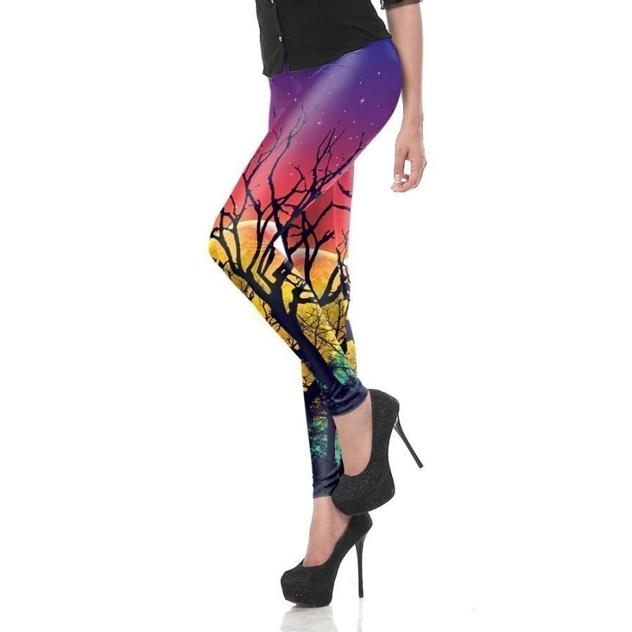 Colorful Nature Leggings Tights