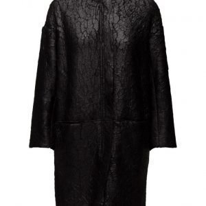 Coster Copenhagen Long Jacket W. Coated Surface kevyt päällystakki