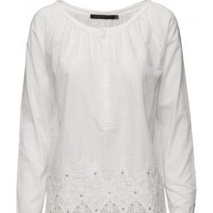 Coster Copenhagen Shirt W. Boarder Embroidery pitkähihainen pusero