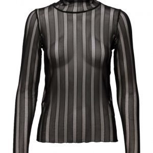 Coster Copenhagen Striped Lace Top poolopaita