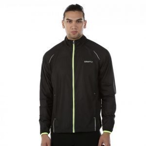 Craft Prime Jacket Treenitakki Musta / Keltainen