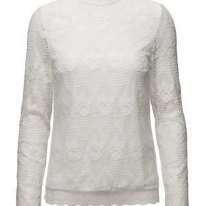 Cream Lianna Lace Blouse pitkähihainen pusero