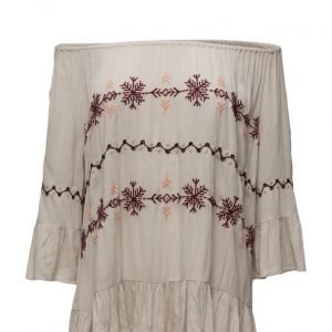 Cream Lotus Blouse pitkähihainen pusero