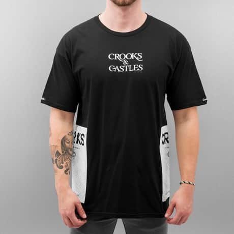 Crooks & Castles T-paita Musta