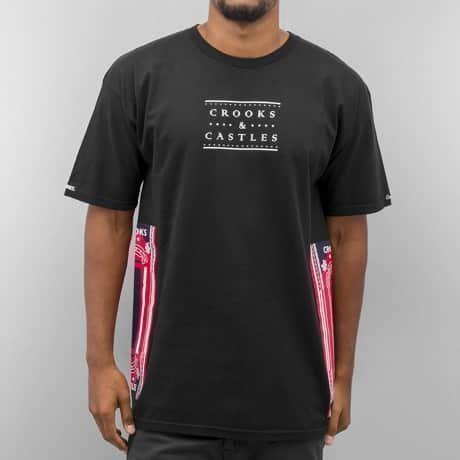 Crooks & Castles T-paita Musta