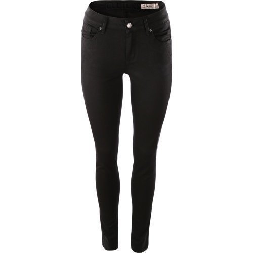 Culture Faith Jeannina Mid Fit Jeans Black