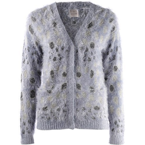 Culture Jill Knit Cardigan Blue