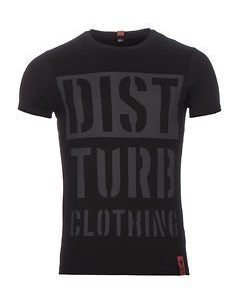 DISTTURB Block Tee Black