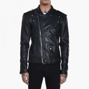 Deadwood Leather Biker Jacket