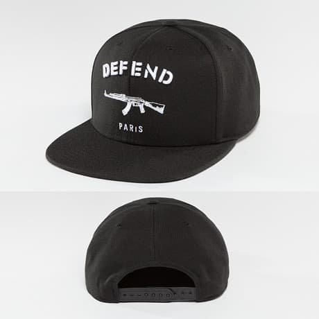 Defend Paris Snapback Lippis Musta