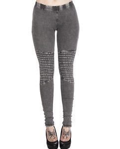 Denim Jersey Leggings