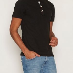 Denim & Supply Ralph Lauren Henley Short Sleeve T-paita Black