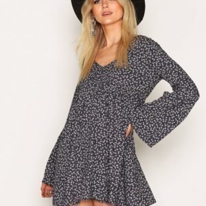 Denim & Supply Ralph Lauren Julia Empire Long Sleeve Dress Skater Mekko Floral