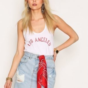 Denim & Supply Ralph Lauren Slouch Sleeveless Top Toppi White