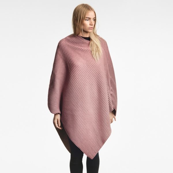 Design House Stockholm Pleece Poncho New Vaaleanpunainen