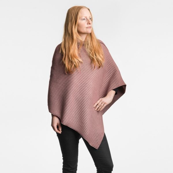 Design House Stockholm Pleece Poncho Small Vaaleanpunainen