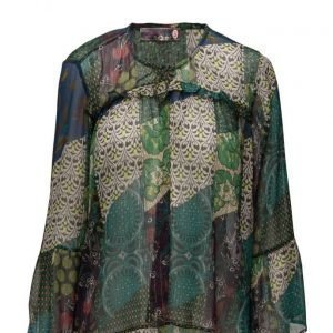 Desigual Blus Verde pitkähihainen pusero