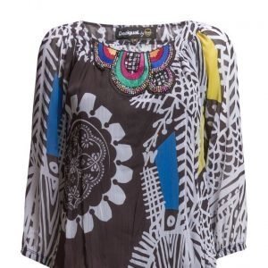 Desigual Blusa Ribad pitkähihainen pusero