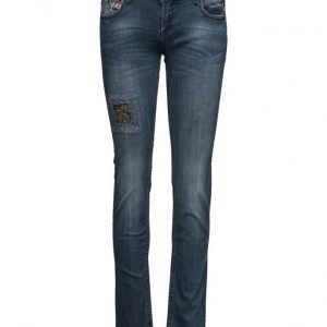 Desigual Denim Dark Wash skinny farkut