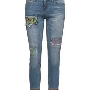 Desigual Denim Ethnic Ankle skinny farkut