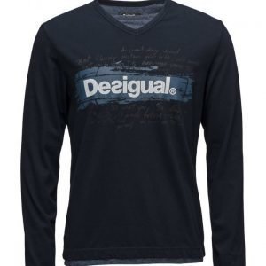 Desigual Ts Branding Letts pitkähihainen t-paita