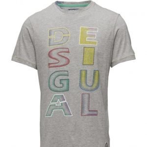 Desigual Ts Inked lyhythihainen t-paita