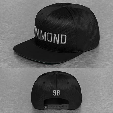 Diamond Snapback Lippis Musta