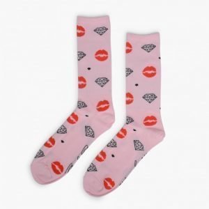 Diamond Supply Co. x Marilyn Monroe Lips Hi Socks