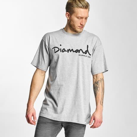 Diamond T-paita Harmaa