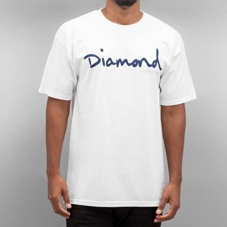Diamond T-paita Valkoinen