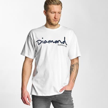 Diamond T-paita Valkoinen