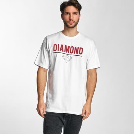 Diamond T-paita Valkoinen